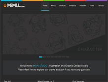 Tablet Screenshot of mimu-studio.com